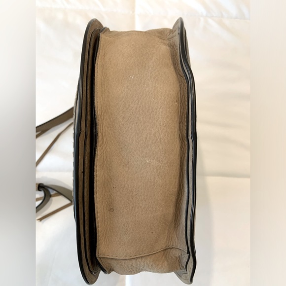 Rebecca Minkoff Suede Saddle Shoulder/Crossbody Bag - Picture 7 of 10